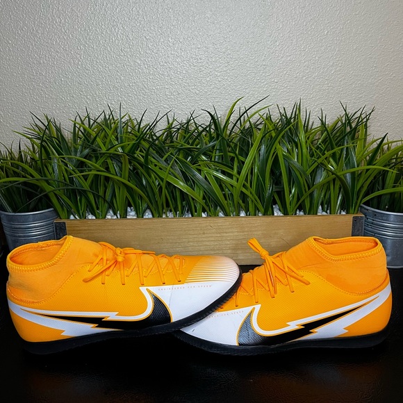 Nike Mercurial Superfly 7 Indoor Cleats Orange - Picture 7 of 11